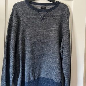 J Crew Navy Heathered Sweater